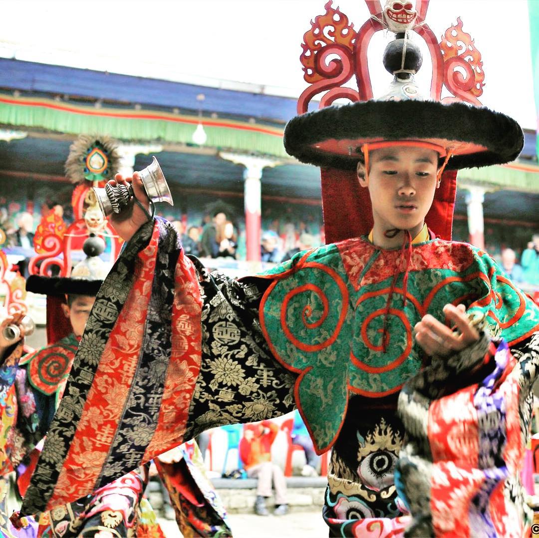 Mani Rimdu Festival at Chiwong monastery, Nepal.