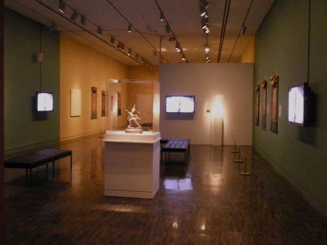 "Cham Quad-split" 4-screen installation at the San Fransisco Museum of Asian Art ~ created by Joseph Houseal and Matt Hoffman