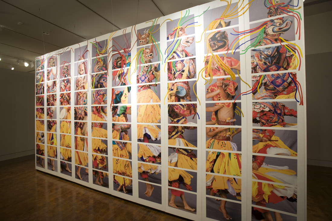 Mani Wall by artist Herbert Migdoll on display at the Honolulu Academy of Arts, 2008.