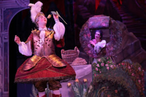 Michael St Peter in “The Dragon of Wantley” by Harmarket Opera Company. Image by Anna Cilian Photography